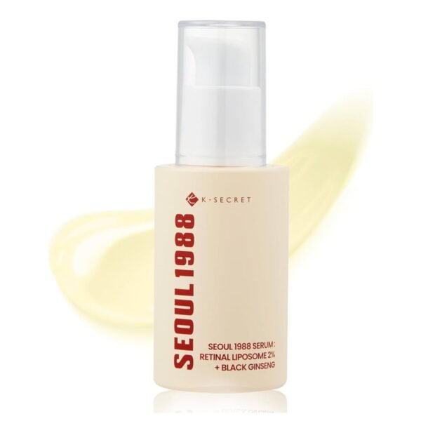 K-Secret - SEOUL 1988 Serum Retinal Liposome 2% + Black Ginseng K-Secret - SEOUL 1988 Serum Retinal Liposome 2% + Black Ginseng (Fine Line & Spot Anti-Blemish 2% Retinal Liposome + Black Ginseng Serum) 30ml