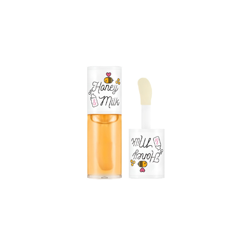 A’PIEU Honey & Milk Lip Oil , Hydrating Glossy Lip Treatment for Soft & Smooth Lips