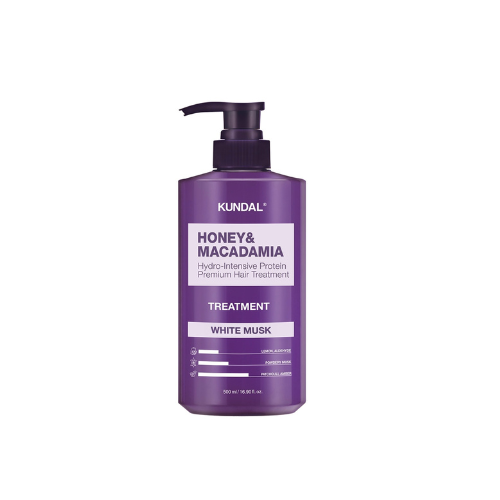 Honey & Macadamia Hydro-Intensive Protein Hair Treatment, Deep Repair & Moisturizing Care for Dry & Damaged Hair- 550ml