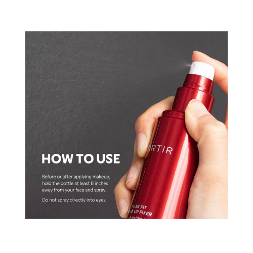 TIRTIR Mask Fit Make-up Fixer , 24H Transfer-Resistant Lightweight Non-Greasy Makeup Setting Spray - 80 ml