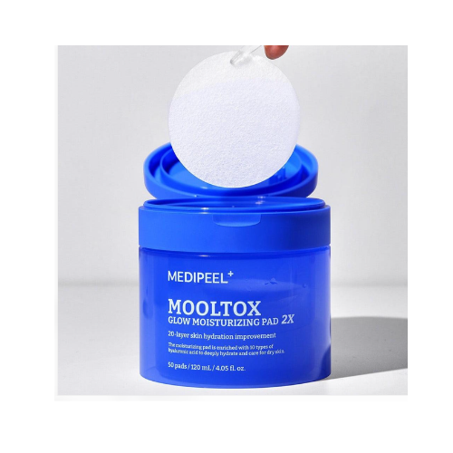 Medipeel Mooltox Glow Moisturizing Pad 2X - 50 Pads, 120ml.